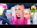 Trying Dunkin's New Boba Drinks...