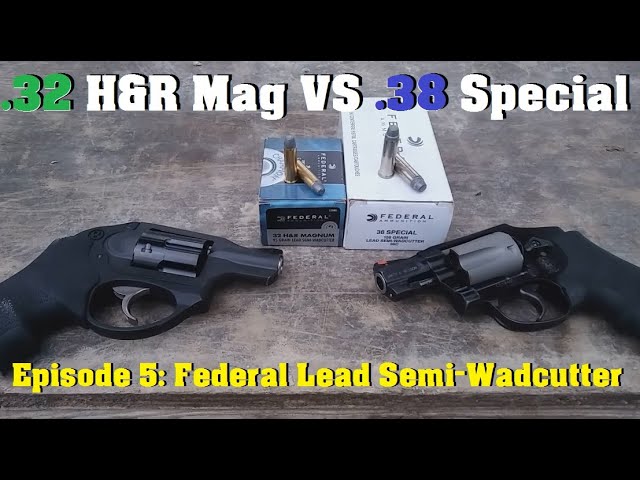 32 H&R Mag VS .38 Special Episode 5: Federal Lead Semi-Wadcutter