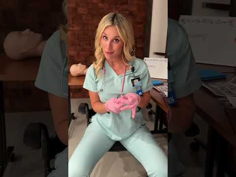  Nurse Allie Walking Around The Hospital In Tight Mint Green Scrubs