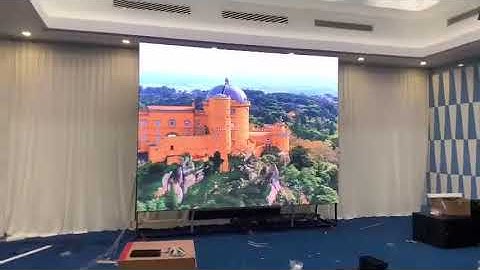 Dự án thi công lắp đặt màn hình LED sân khấu trong nhà - DX Events