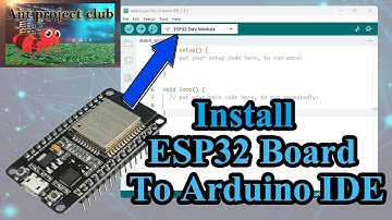 Install ESP32 Board To Arduino IDE