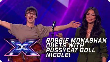Robbie duets with Nicole on Pussycat Dolls’ ‘Don’t Cha’ | X Factor: The Band | Arena Auditions