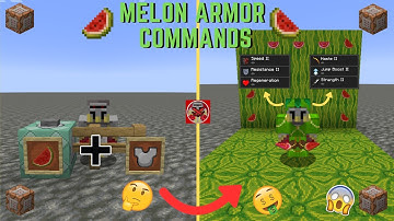 Command Block Tutorial #255: Melon Armor Commands in Minecraft (1.21+)