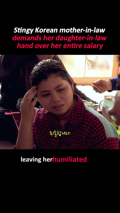 the stingiest mother in law in Korea #achilldayinmylife #film #movie#shortsvideo