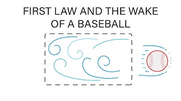 Mechanical Engineering Thermodynamics - Lec 6, pt 2 of 4:  First Law and the Wake of a Baseball