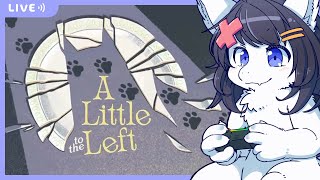 【Twitch同時配信/A Little to the Left】片付けしようとしたら猫が邪魔してくる