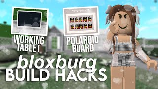 Bloxburg ORIGINAL Advanced Placing Building HACKS & TIPS (Working Tablet!)