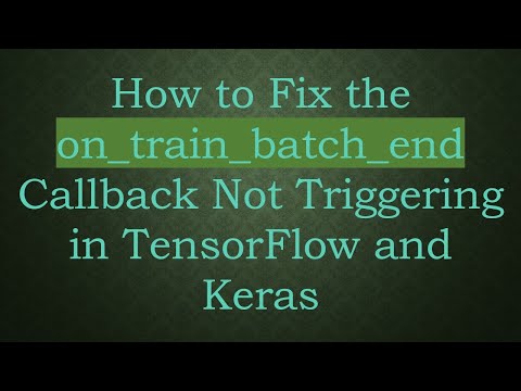 How to Fix