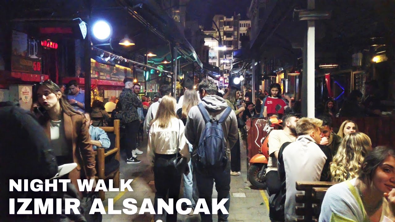 Izmir, तुर्किये | alsancak | पैदल यात्रा 4K