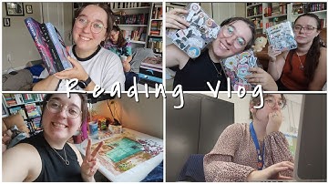 🎃READING VLOG: spooky books, squid game, and skz👻