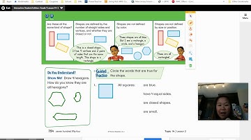 Math 14-2 Defining and Non-defining attributes of 2D shapes