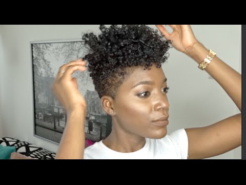 MY CURLY HAIR ROUTINE | TAPERED CUT | ABI'S HAIR NL - YouTube