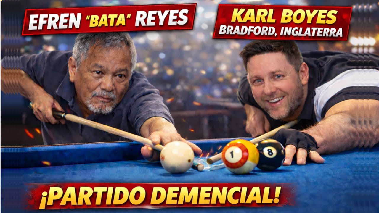 Este JUGADOR Nº1 de Inglaterra Pensaba que PODIA con Efren Reyes pero SE VIO ASI...