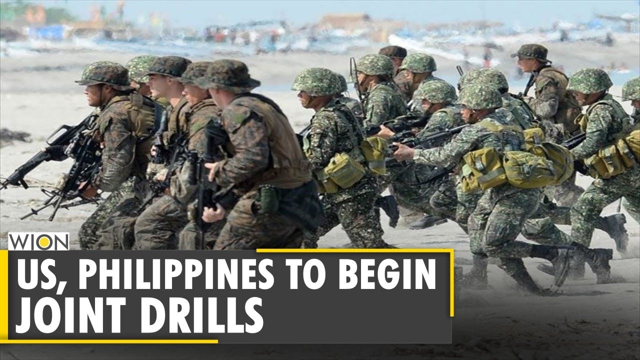 Philippines, US to begin two-week joint military drill from Monday | South  China Sea | English News - YouTube