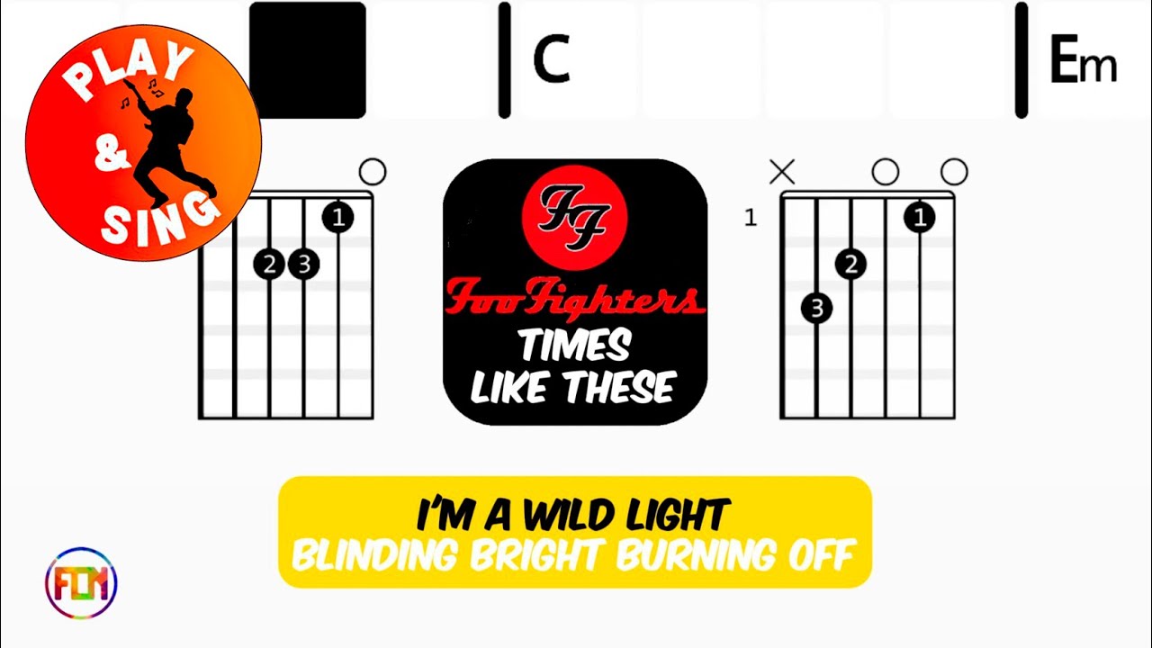 foo fighters times like these chords