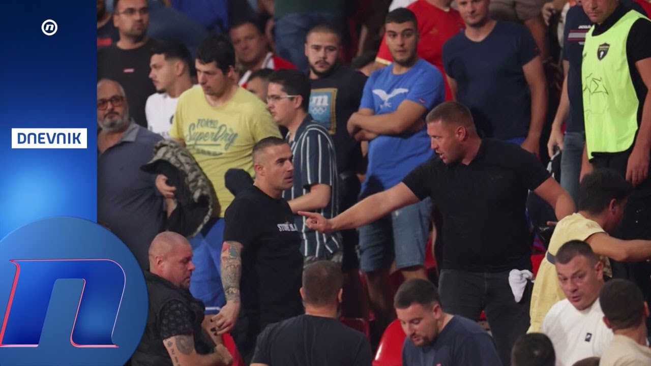 Batinaši tukli po zapadu Marakane dok je publika skandirala protiv Vučića i vlasti