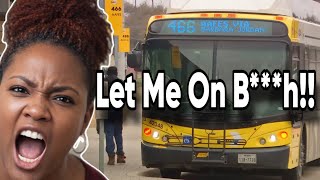 Sassy Dallas DART Bus Driver Leaves Woman In The Cold! 