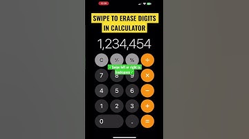 How to Erase Digits in Calculator on iPhone