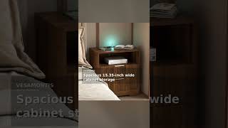 Smart Nightstand with Charging Station #Shorts