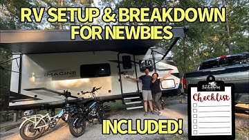 RV Set-Up & Breakdown w/ ✅ List of Our Grand Design Imagine Travel Trailer!
