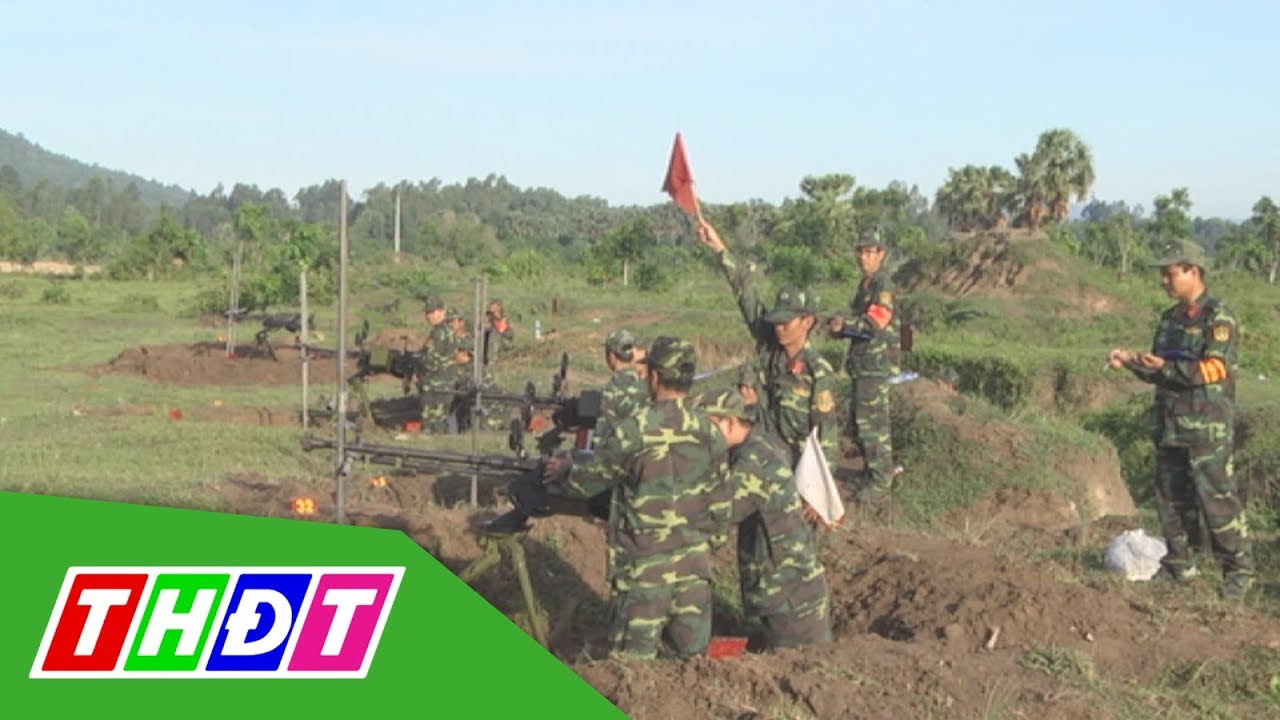 Hội thi bắn đạn thật súng máy phòng không 12,7mm | THDT - youtube