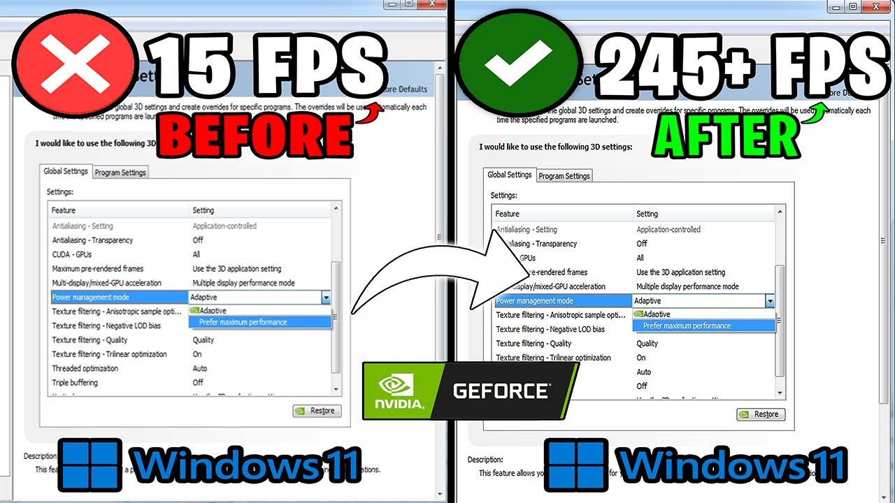 NVIDIA CONTROL PANEL(UPDATE 531.18) Best Settings for FPS & Performance ...