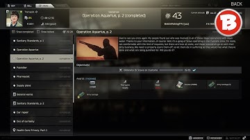 Operation Aquarius Part 2 - Therapist Guide | Escape from Tarkov