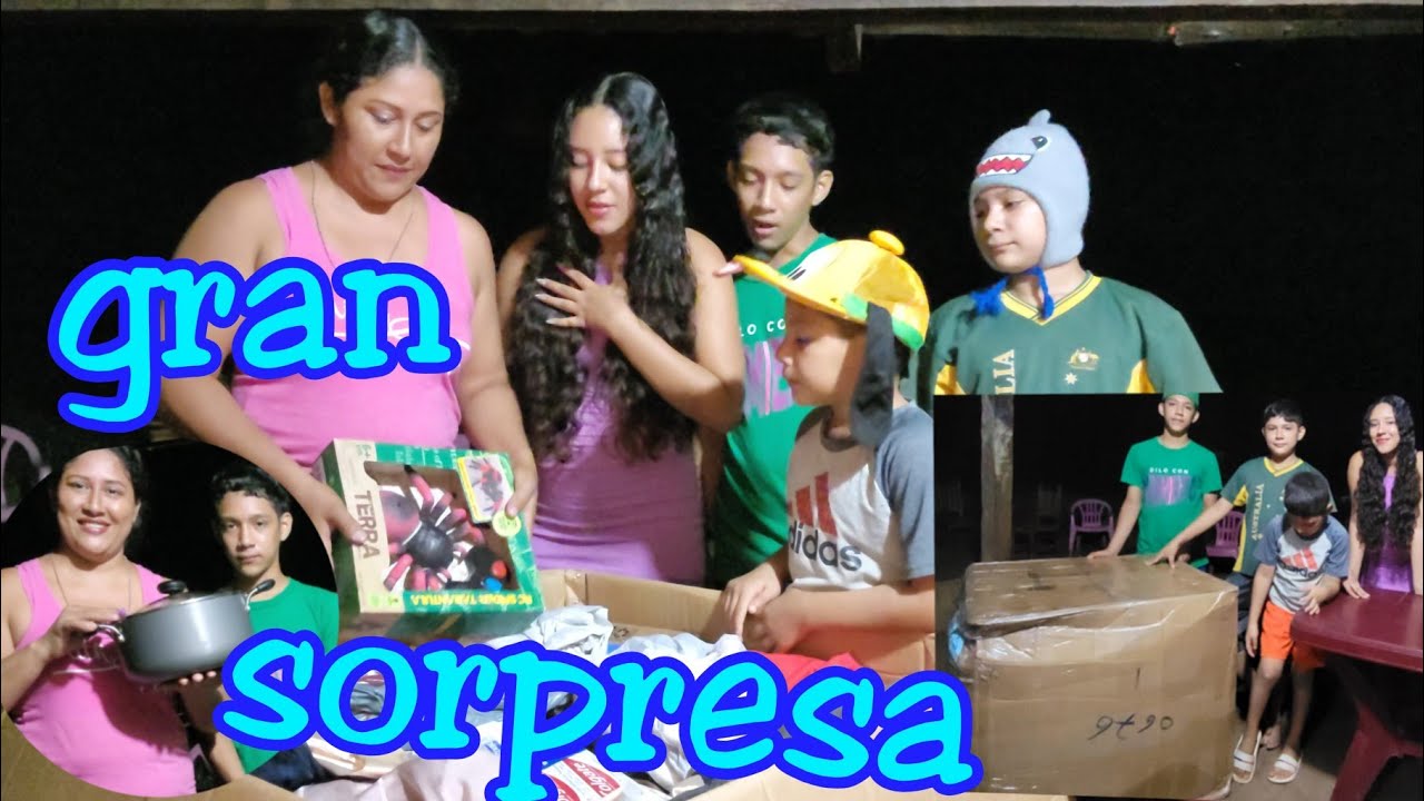 RESIBIMOS UNA GRAN CAJA de los ESTADOS UNIDOS 