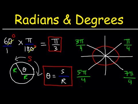 Video: Paano Nauugnay Ang Mga Degree At Radian