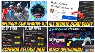 🔴BGMI 4.1 Update DELAYED? 😱 Mythic Forge Gun Refresh + Next UC Up Event Date | Cyber Week Leaks Gun