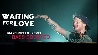 Avicii  Waiting For Love marshmello Remix Bass Boosted