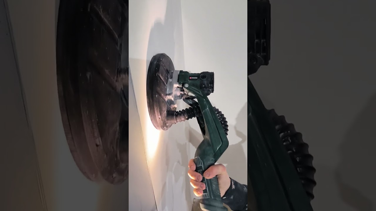 Pravilan postupak šmirglanja zidova i plafona (mašinski i ručno)