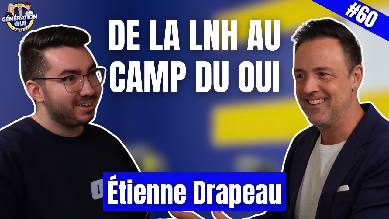 L’artiste et ex-hockeyeur Étienne Drapeau prend position pour l'indépendance du Québec (entrevue)