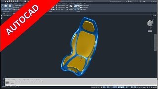 Racing Car Seat Part 2 - Autocad 2020 Training - Part Design