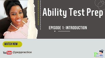 Ability Test Grade 6 2025 Prep for PEP | Episode 1