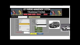 Microsoft Access Project   Car parking management system   Done from Scratch to finish screenshot 3