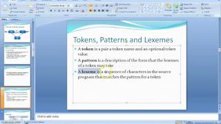 Lexical Analysis