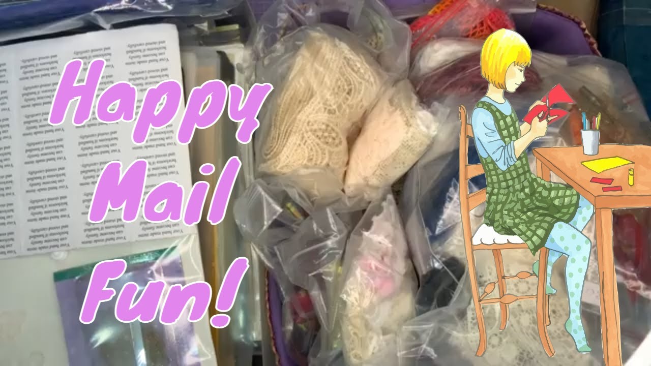 Massive craft haul Happy Mail - lace, ribbon, paper and more!