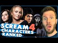 SCREAM 4 CHARACTERS RANKED | All 20 Characters from Scream 4 (2011) Ranked Worst to Best