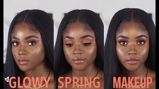 grwm glowy spring makeup kaisercoby