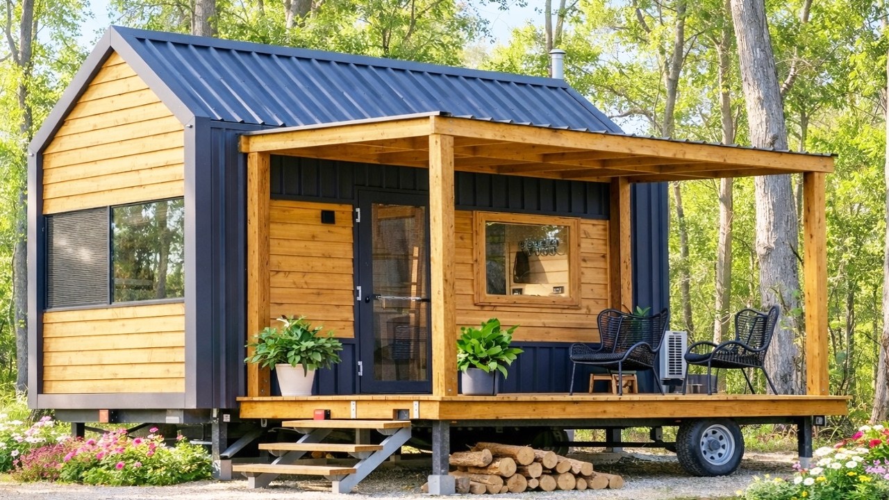 Beautiful compact mobile homes are fully equipped with modern amenities that everyone will love