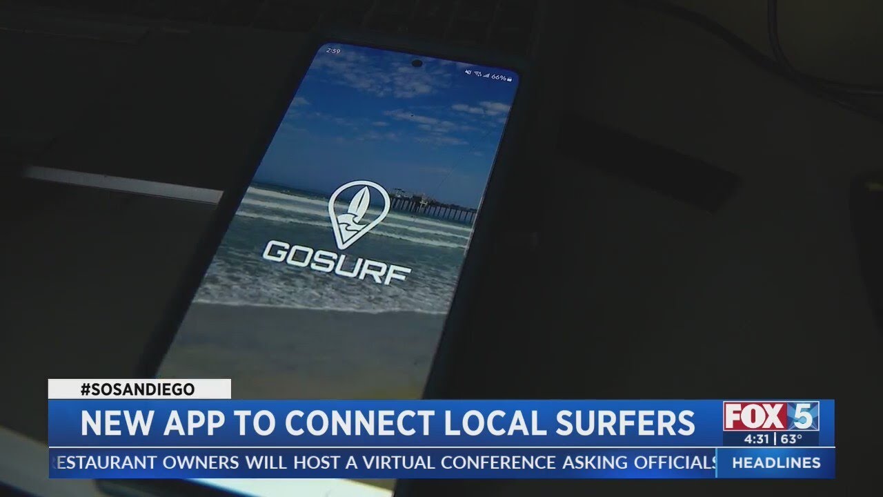 New app 'GoSurf' aims to connect surfers across the county