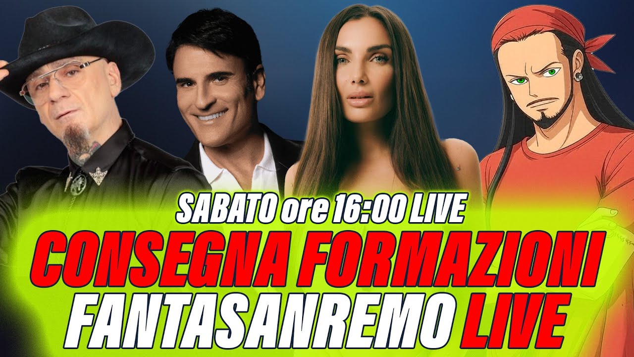 CONSIGLI FANTASANREMO LIVE! CONSEGNA FORMAZIONI SERATA FINALE!!