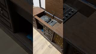 Forgotten 8 Track Player Entertainment Center