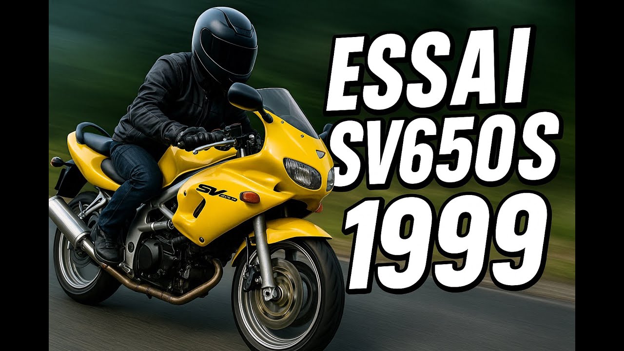 SV650S 1999 Restaurée : Premier Essai Après la Fin du Projet