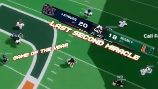 the craziest ending possible... (Roblox College Football - RCFA W4)