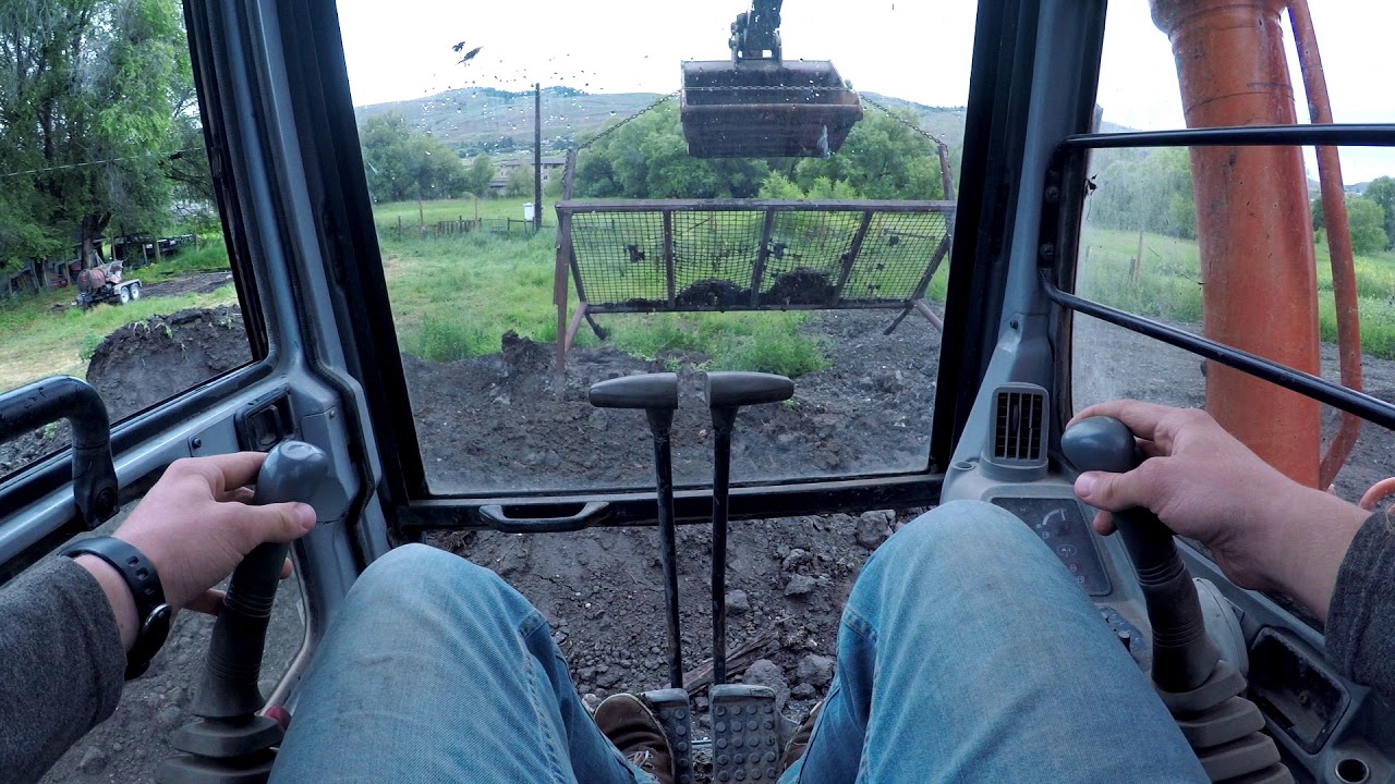 POV Excavating Hitachi 120