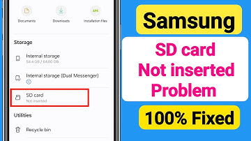 SD card Not inserted Problem || Fix Samsung SD card Not inserted Problem