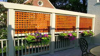 TOP! 100  PERFECT PRIVACY FENCE FOR DECK DESIGN IDEAS | GUIDE FOR BUDGET-FRIENDLY OUTDOOR OPTIONS