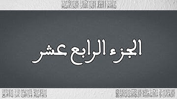 القرآن القارئ محمد الكنتاوي الجزء 14